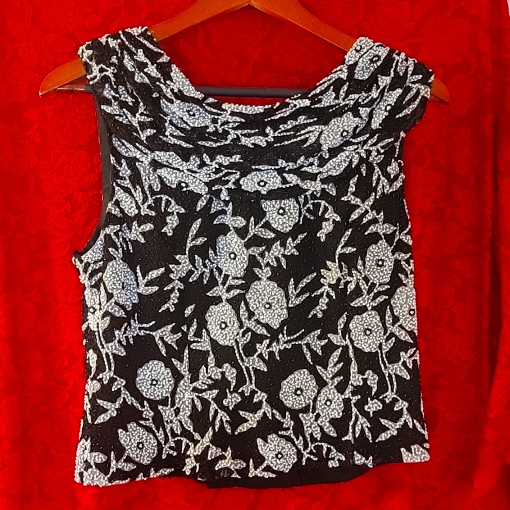 Vintage Beaded Evening Top Never worn
